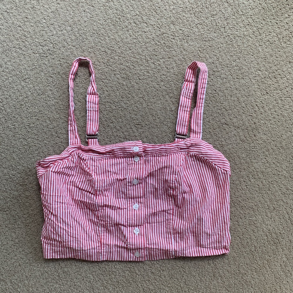 Brandy Melville Striped Crop Top